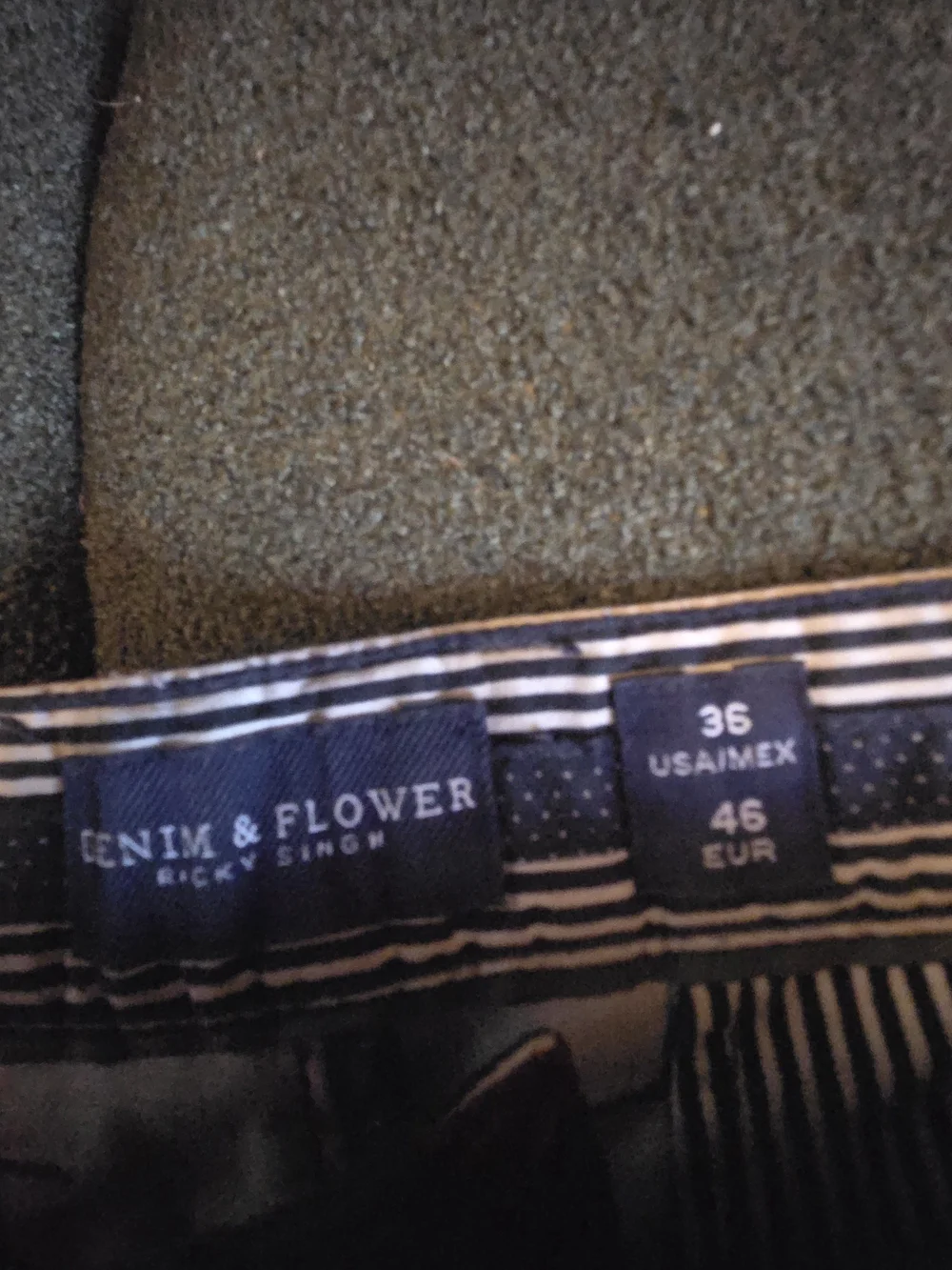 Denim & Flower Navy Floral Men’s Shorts with Red & White Blooms